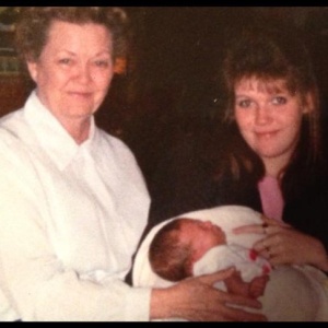 March 1991 Mom, Beckie & Laura
